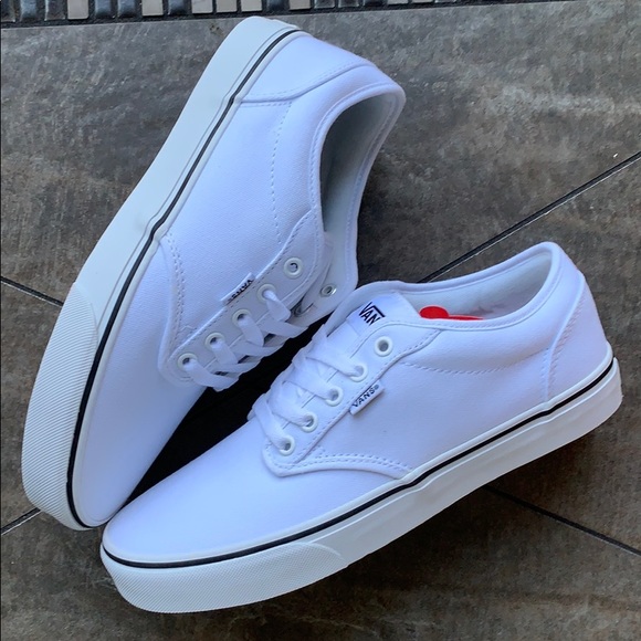 VANS ATWOOD BLACK FOXING WHITE/WHITE MEN’S - Picture 16 of 16